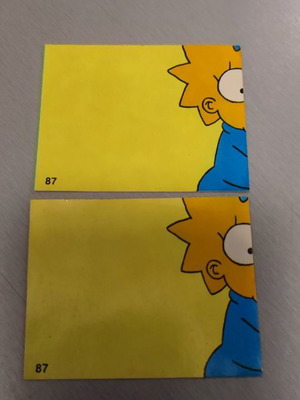 Simpson Family stickers used