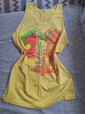 Beachwear τοπ σαν καινούργιο, κίτρινο, μέγεθος M
