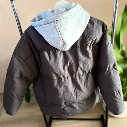 Pretty Little Thing women's oversized puffer jacket new, size 34, gray