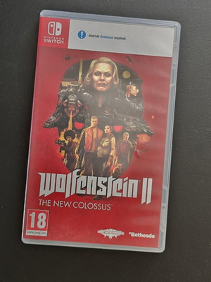 Wolfenstein II The New Colossus Nintendo Switch like new