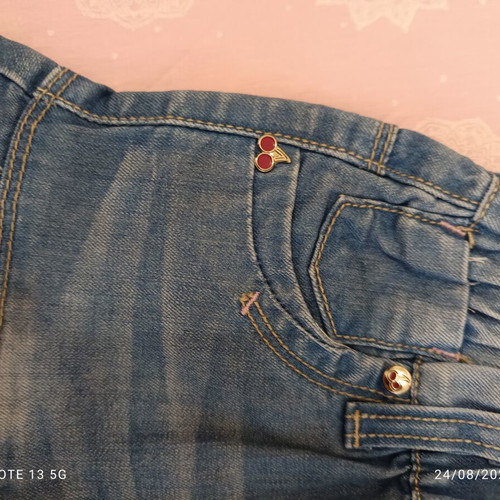 Denim skirt for 2-year-old