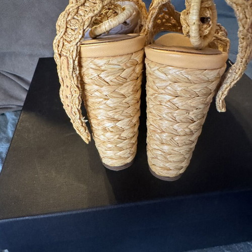 Paloma Barceló platform sandals like new, beige, size 39