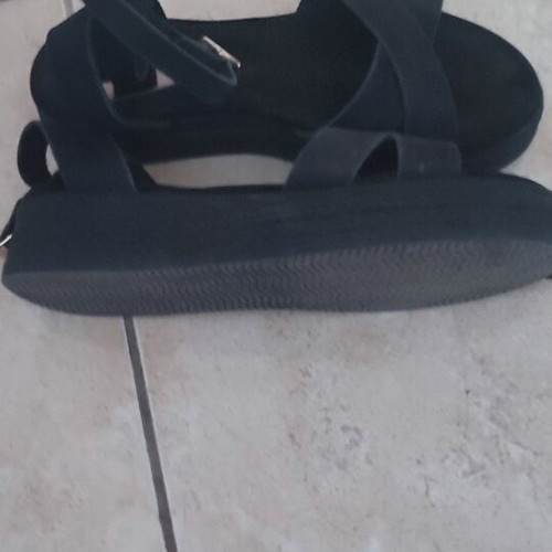 Flatforms Beatris leather size 40 like new, black