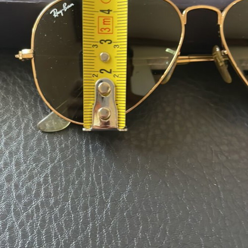 Ray Ban aviator sunglasses, vintage, gold