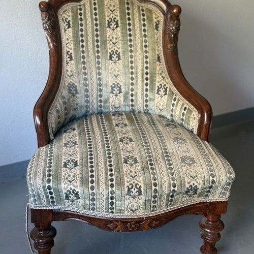 Antique armchair used