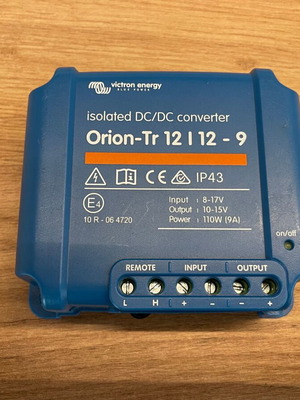 Victron Energy Orion-Tr DC-DC Converter 12V 9A like new