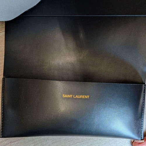 Saint Laurent Sunglasses Case new black with cloth