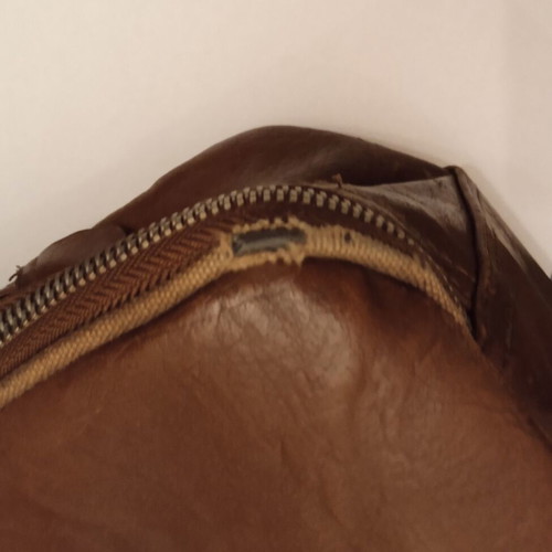 Fred Perry brown crossbody bag used, synthetic leather