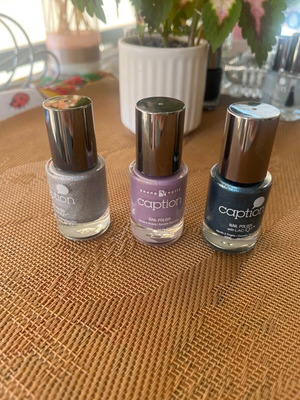 Young Nails Caption βερνίκια νυχιών 10ml καινούργια με στρας, σετ 3 τεμαχίων
