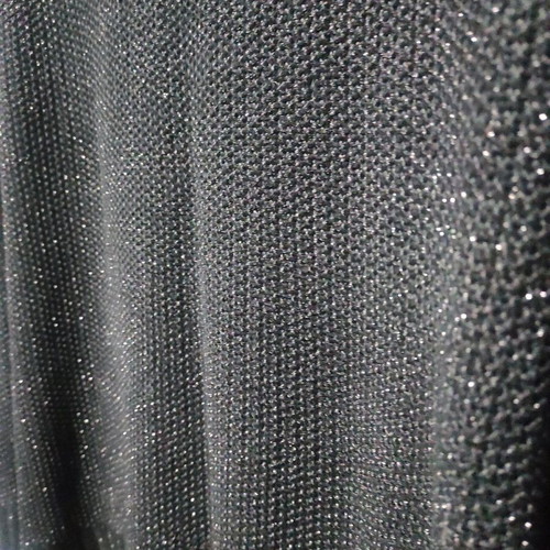 Knitted blouse used with silver thread, size M
