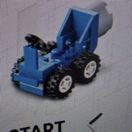 Lego Movie 2 set with missing blue car