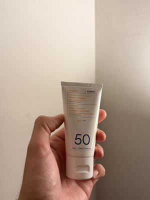 Korres Sunscreen Face Cream SPF 50 New