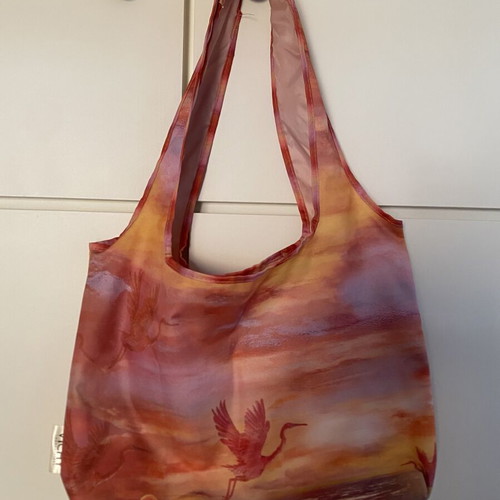 Vichy Nidodileda tote bag, multicolor orange