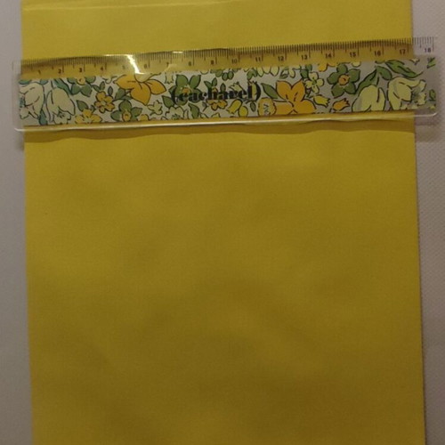 Beige sack-type envelopes 25 pieces 17.5x23.5 cm new with adhesive strip