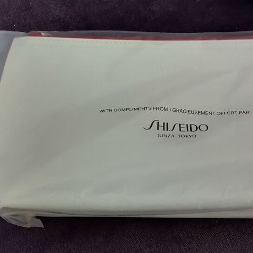 Shiseido collectible toiletry bags new, set of 4 pieces