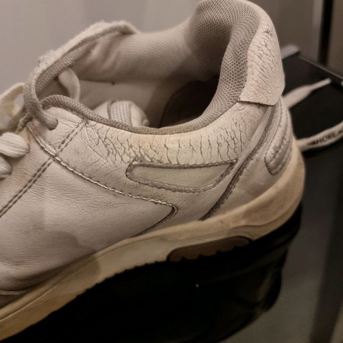 Off-white sneakers used, size 40, white