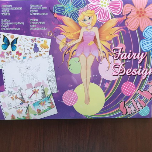 Children's drawing block used, pack of 5 issues with molds
