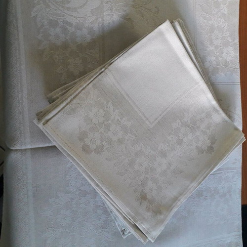 Palamaiki tablecloth new with 12 matching napkins