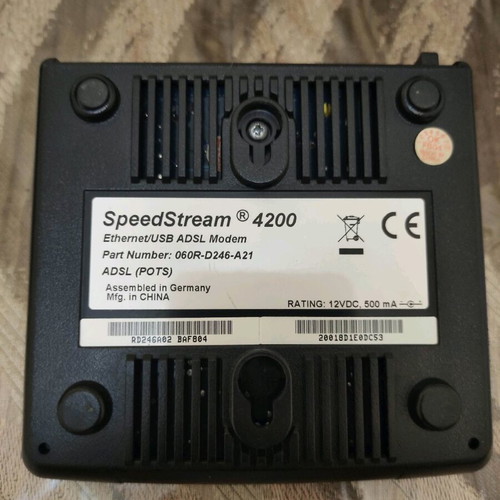Siemens SpeedStream 4200 ADSL modem used