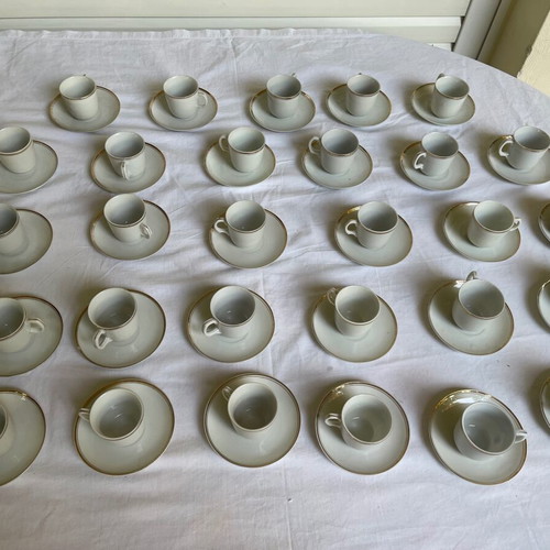 Set of 30 used coffee cups Japanese porcelain 1945-1952