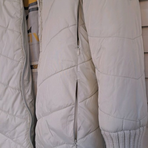 Civil women's jacket like new, ice white, size large