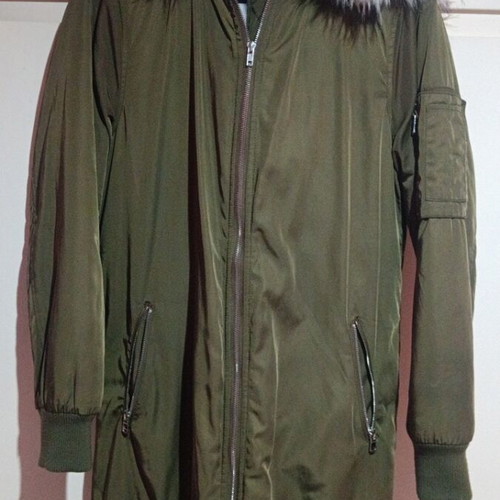 Jacket used, olive green
