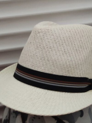 Stamion straw hat like new, beige, one size