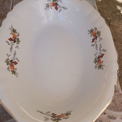 Serving set 2 oval platters and 1 salad bowl Kerameikos like new