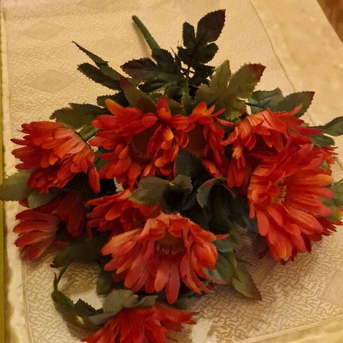 Artificial flowers decorative bouquet 40 cm like new