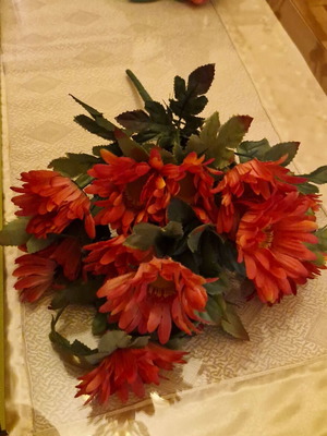 Artificial flowers decorative bouquet 40 cm like new