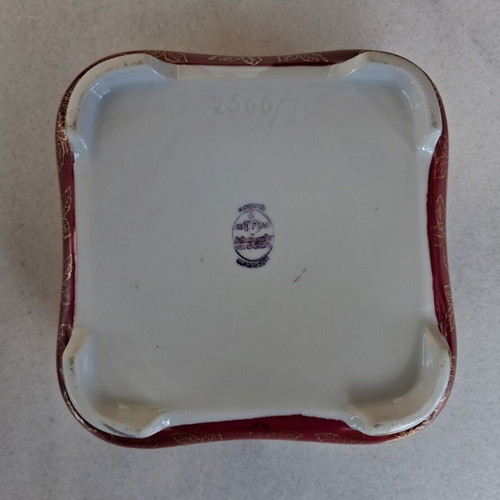 Vintage Hutschenreuther Hohenberg CM 1814 fondue pot used, German porcelain