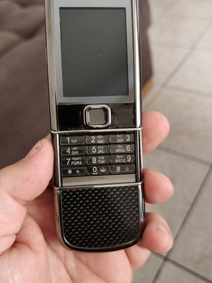 Nokia 8800 Carbon Arte μεταχειρισμένο, ασημί, χωρίς μπαταρία