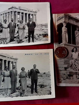Αθήνα vintage ασπρόμαυρες φωτογραφίες σετ 3 τεμαχίων, σαν καινούργιο