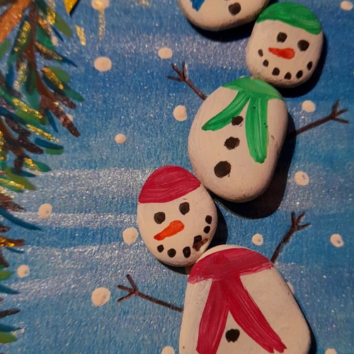 Handmade Christmas frame ideal as a gift for a teacher