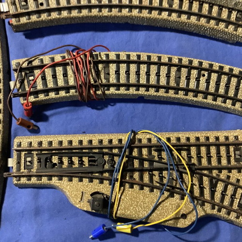 Marklin curved rails used, set of 20 pieces
