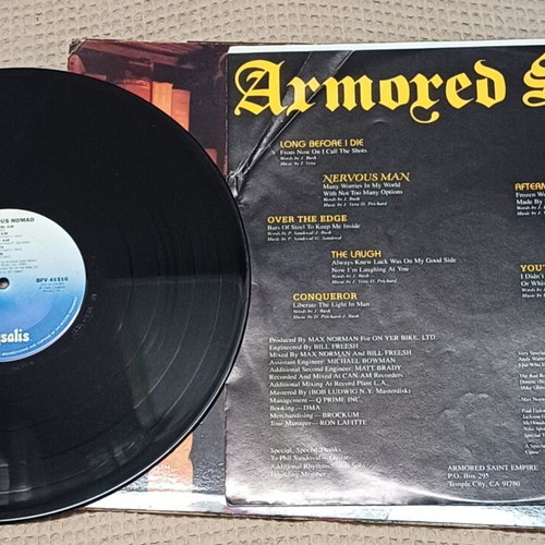 Delirious Nomad LP 1985 by Armored Saint like new, heavy metal
