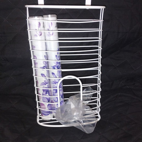 Hanging metal storage shelf like new