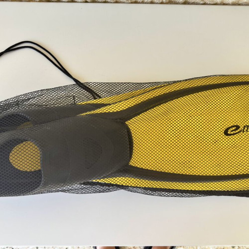 Emotion Francis swimming fins size 38/39 used, yellow