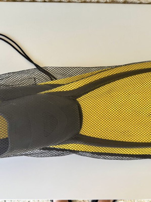 Emotion Francis swimming fins size 38/39 used, yellow
