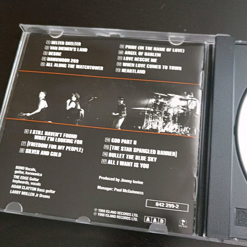U2 Rattle And Hum CD like new, authentic Island Records edition