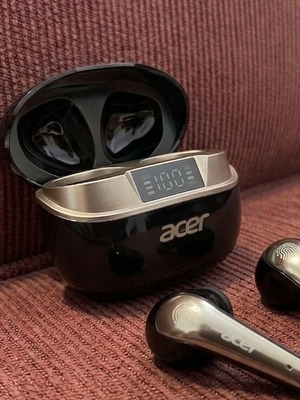 Acer OHR554 TWS Bluetooth Earbuds brand new, sealed, black