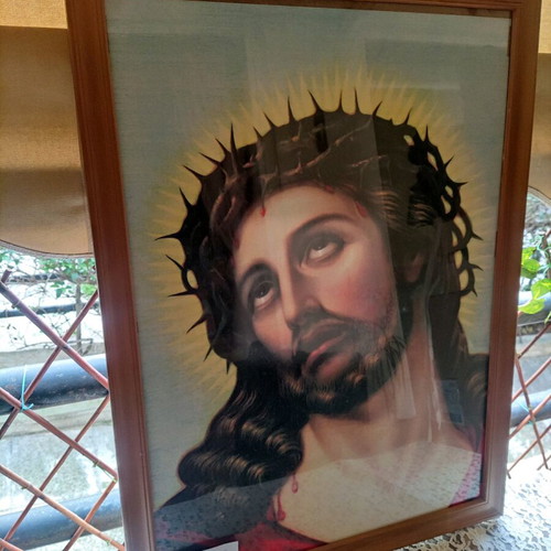 Christ image like new, size 56x76