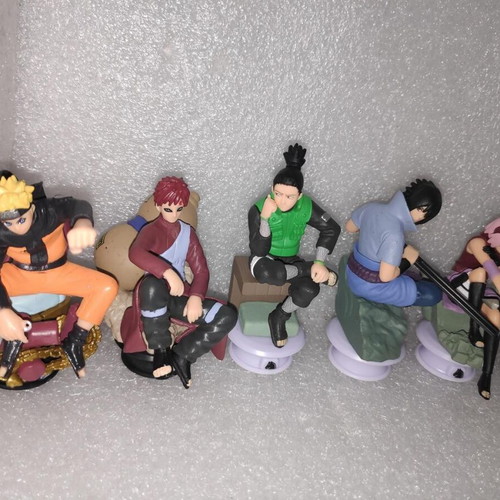 Naruto Shippuden anime figure set of 6, like new