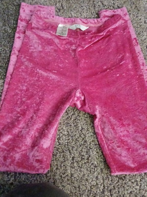 PCP velour leggings fuchsia like new