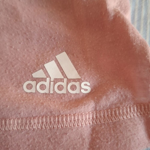 Adidas t shirt used, women's small, pink, short sleeve