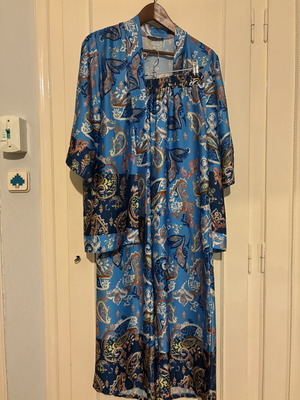 Kimono set like new, blue, one size