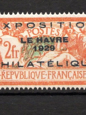 Γραμματόσημο France 1929 Le Havre Exhibition καινούργιο, ασφράγιστο