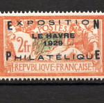 Γραμματόσημο France 1929 Le Havre Exhibition καινούργιο, ασφράγιστο