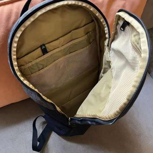 The North Face Kabyte Backpack used, black and grey