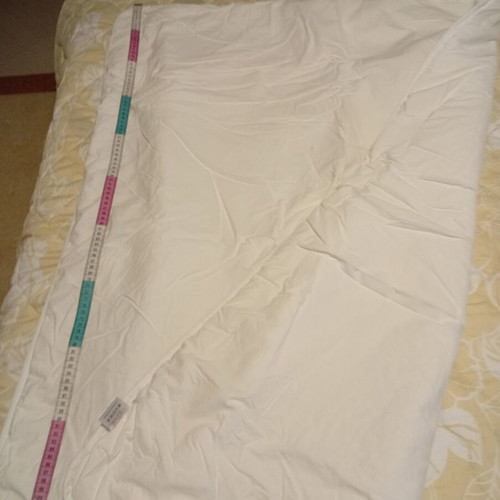 Pali baby crib duvet cover white cotton like new 90x129 cm